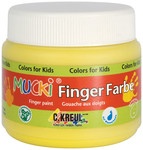 Mucki Fingerfarbe gelb 150ml