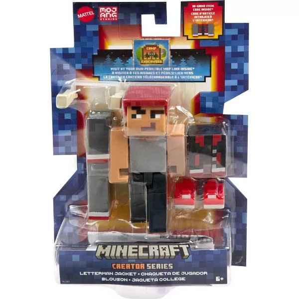 Minecraft Creator Series Lettermann-Jacke Figur Mattel
