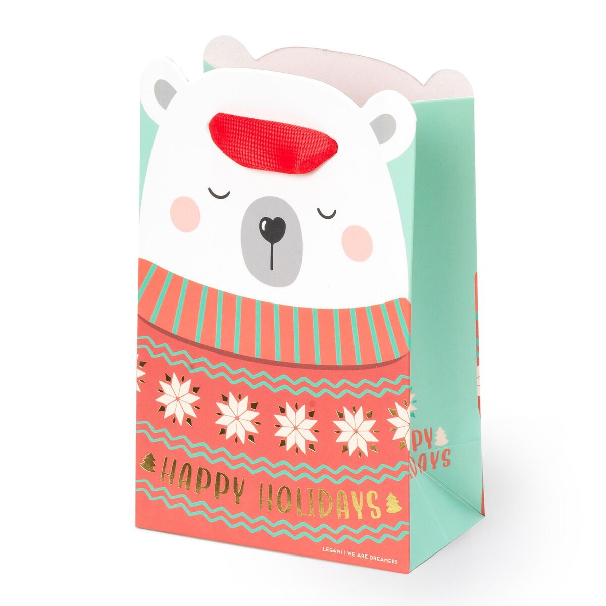 Weihnachtliche Geschenktüte - Eisbär Small von Legami