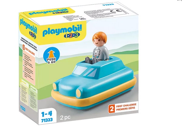 Playmobil 71323 1.2.3 Push & Go Car