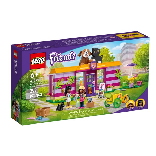 Lego Friends Tieradoptionscafé