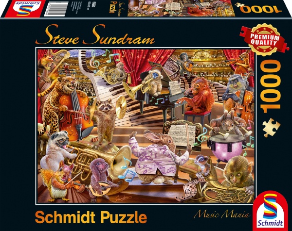 Schmidt Spiele Puzzle S. Sundram Music Mania 1000 Teile