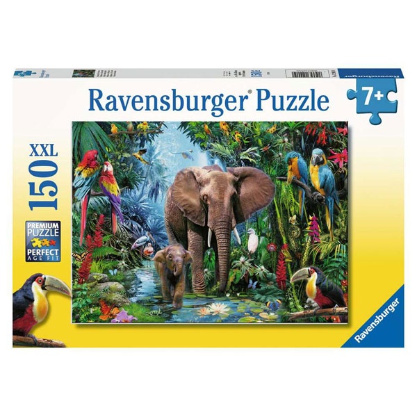Ravensburger Puzzle Dschungelelefanten 150 Teile