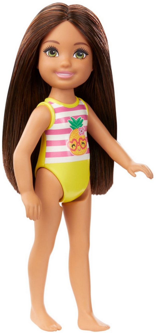 Barbie Chelsea Beach Puppe (brünett) mit Badeanzug