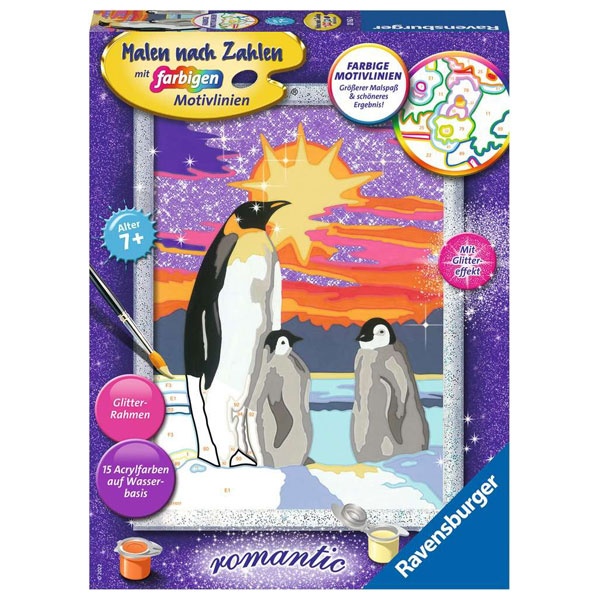 Ravensburger Malen nach Zahlen Pinguinliebe
