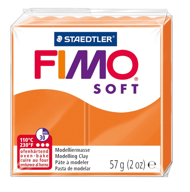 Staedtler Modelliermasse Fimo soft mandarine 57 g