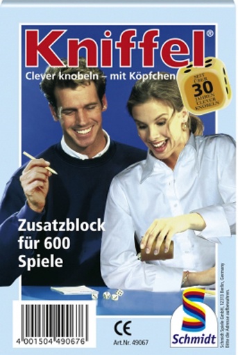 Kniffelblock von Schmidt Spiele