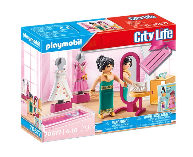 Playmobil 70677 City Life Geschenkset Festmodenboutique