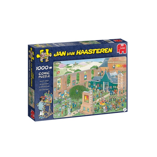 Jumbo Puzzle Jan van Haasteren Der Kunstmarkt 1000 Teile