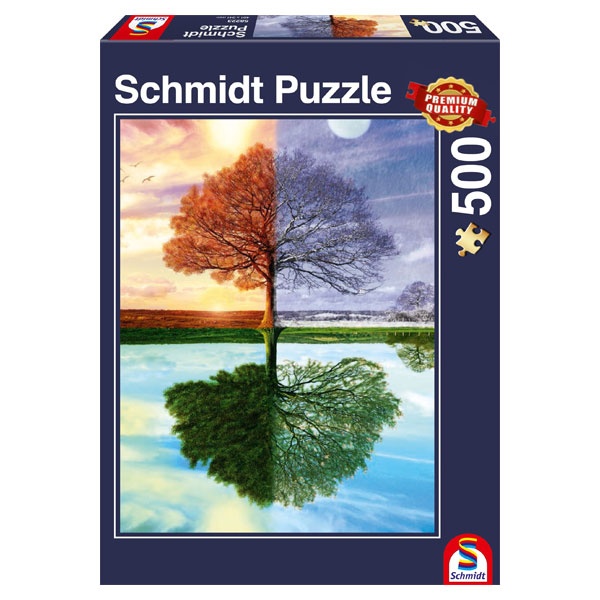 Schmidt Spiele Puzzle Der Jahreszeiten-Baum 500 Teile