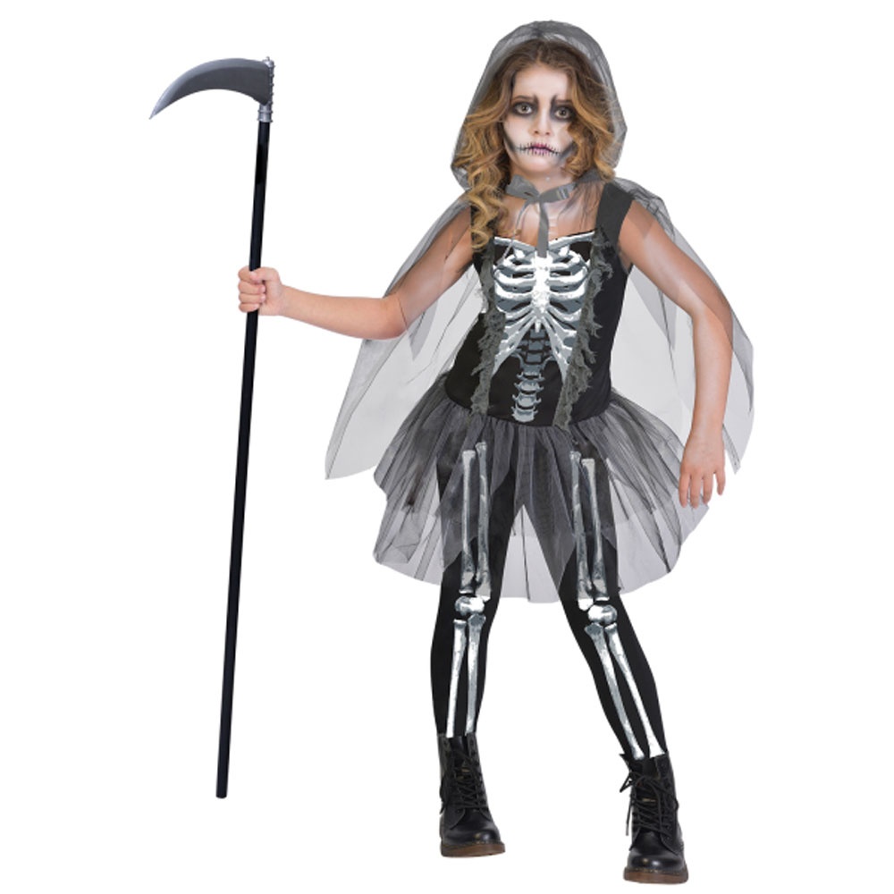 Kostüm Skeleton Reaper Girl Alter 12-14 Jahre