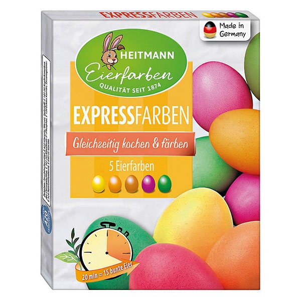Heitmann Eierfarbe Express Set 5 Farben flüssig