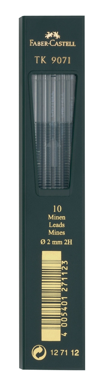 Faber-Castell TK-Fallmine 9071 2H 2mm 10er Etui