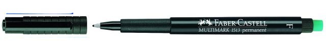 Faber Castell Marker Multimark 1513 permanent F schwarz
