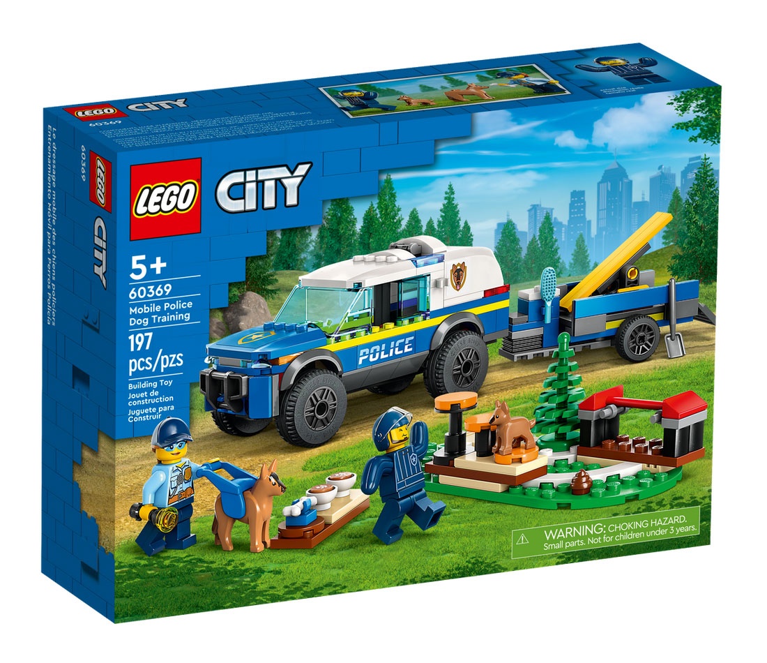 Lego City 60369 - Mobiles Polizeihunde-Training
