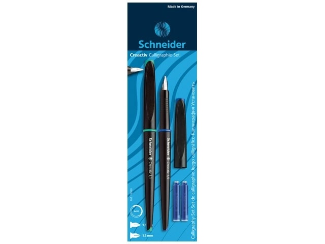Schneider Calligraphie Füllhalter Set 1,1/1,5mm/Blister