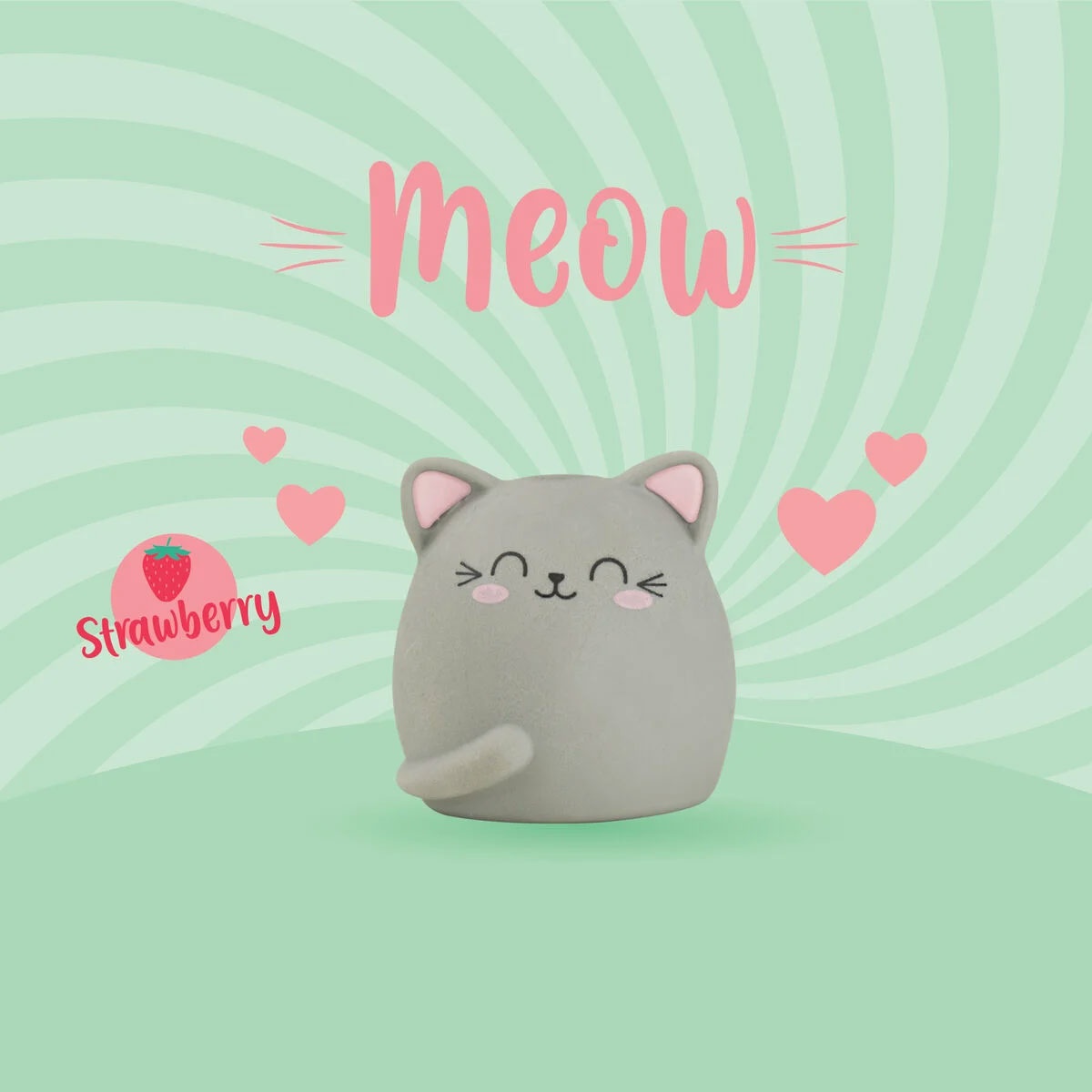Radiergummi - Meow Katze mit Duft von Legami