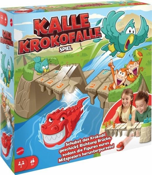 Kalle Krokofalle Kinderspiel von Mattel