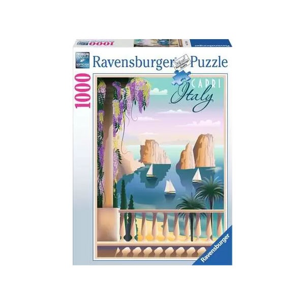 Ravensburger Puzzle Postcard from Capri Italy 1000 Teile