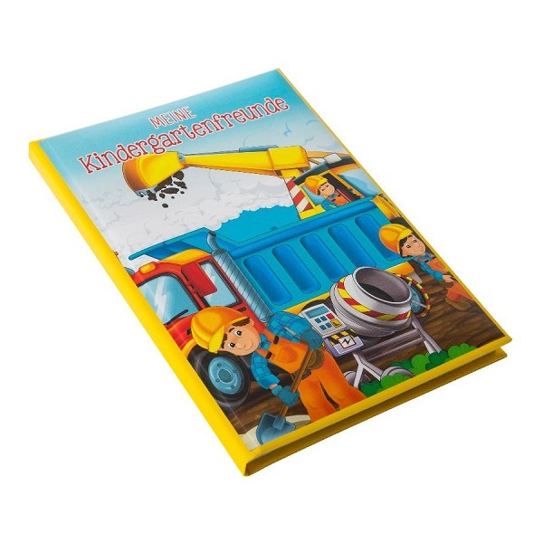 Goldbuch Kindergarten Freundebuch Baustelle