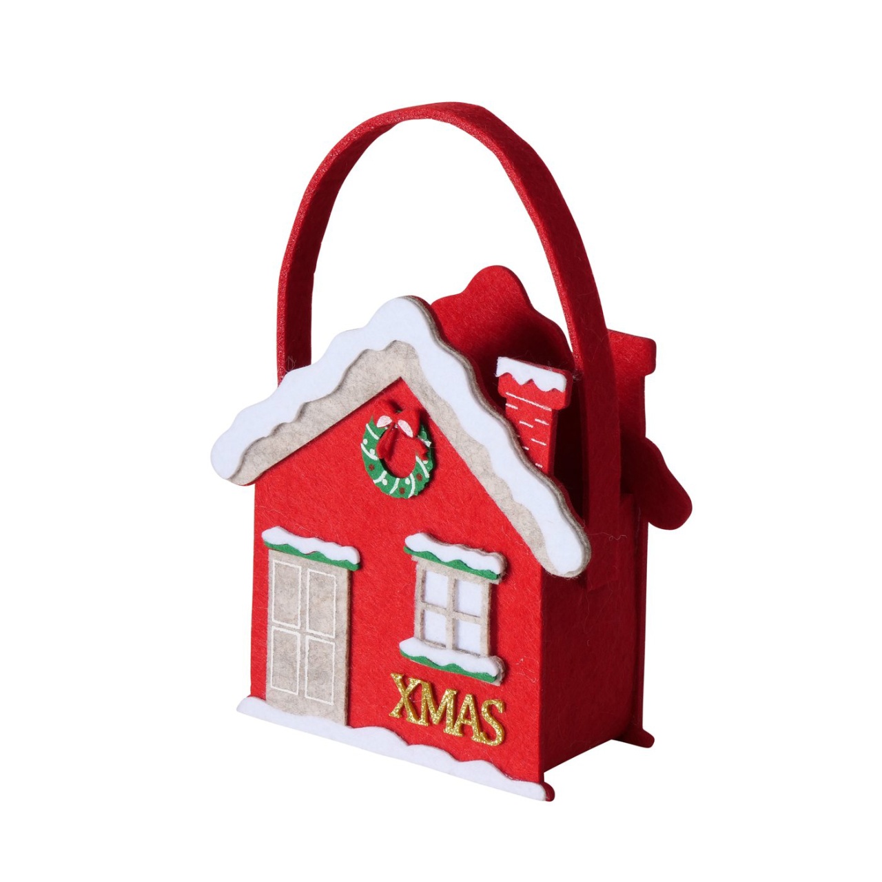 Geschenktasche Geschenktüte Weihnachten XMAS  rot