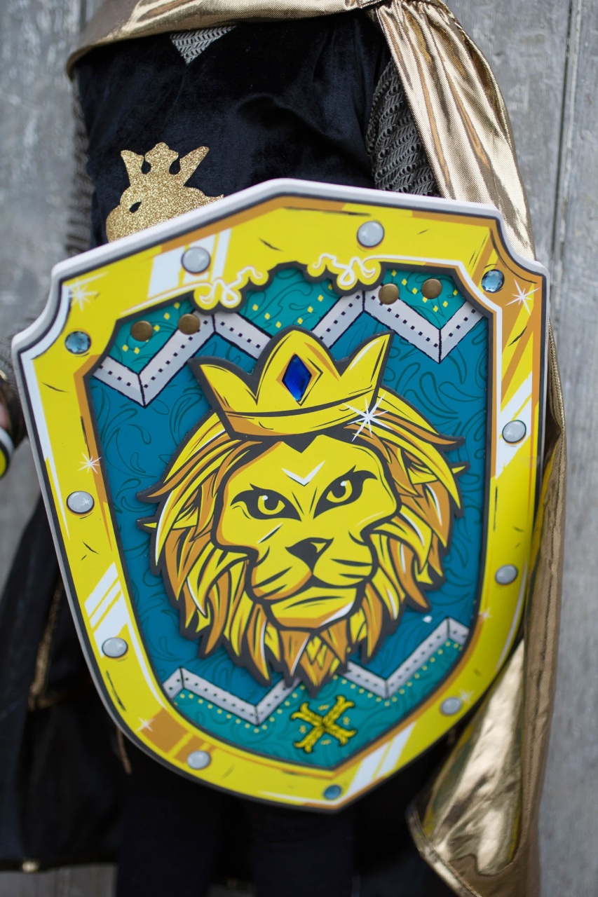 Kostüm Zubehör Löwenherz Schild
