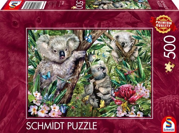 Schmidt Spiele Puzzle Süße Koala-Familie 500 Teile
