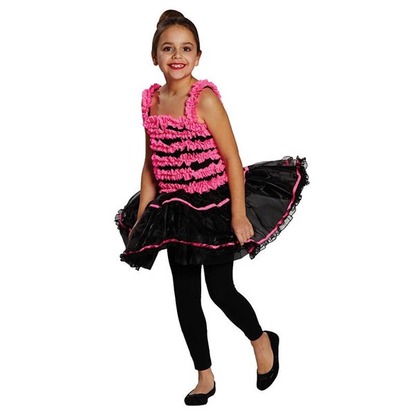 Kostüm Ballerina schwarz pink 116