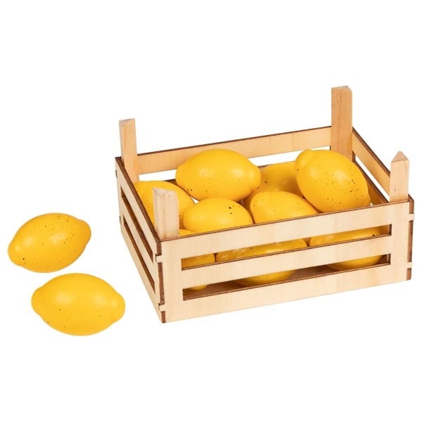 Goki Kaufladen Zitronen in Obstkiste