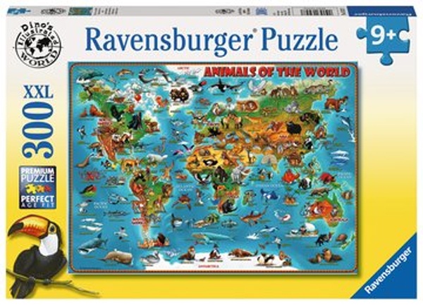 Ravensburger Puzzle Tiere rund um die Welt 300XXL
