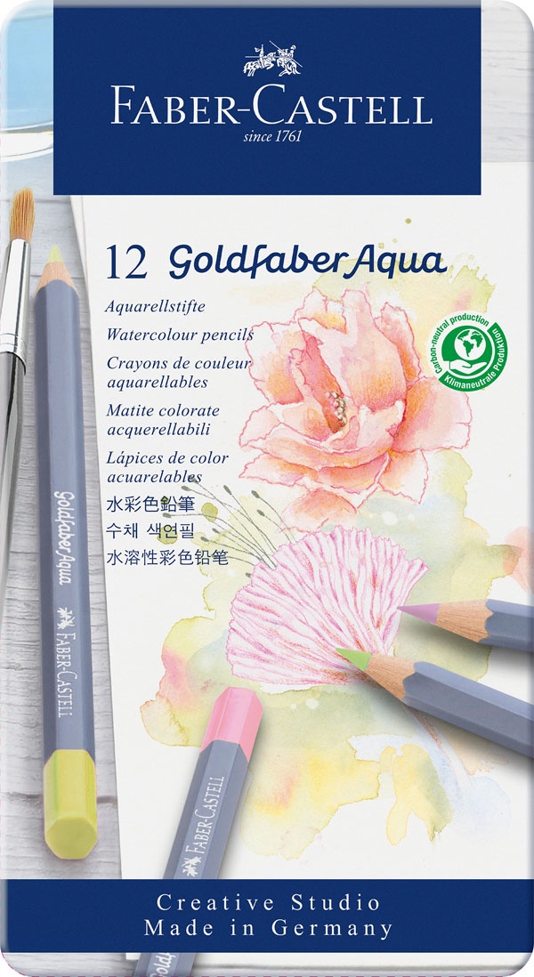 Faber Castell Aquarellstifte Goldfaber Aqua pastell 12er