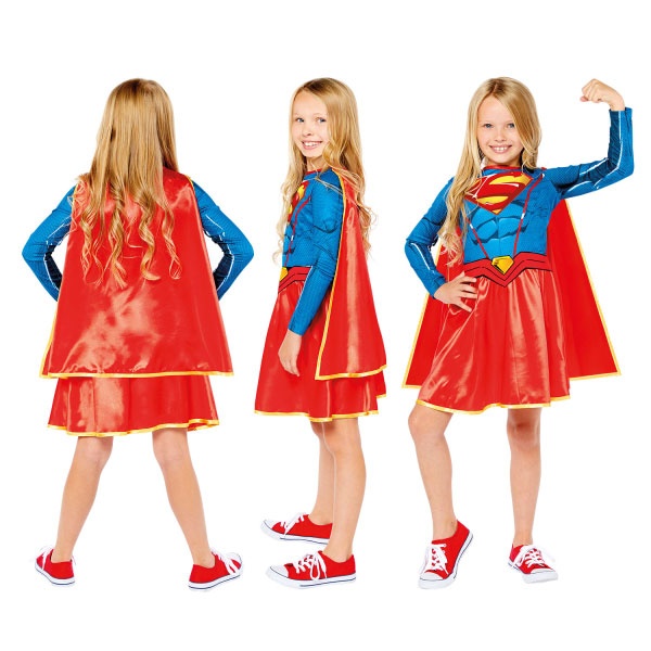 Kostüm Supergirl Gr. 128 6-8 Jahre