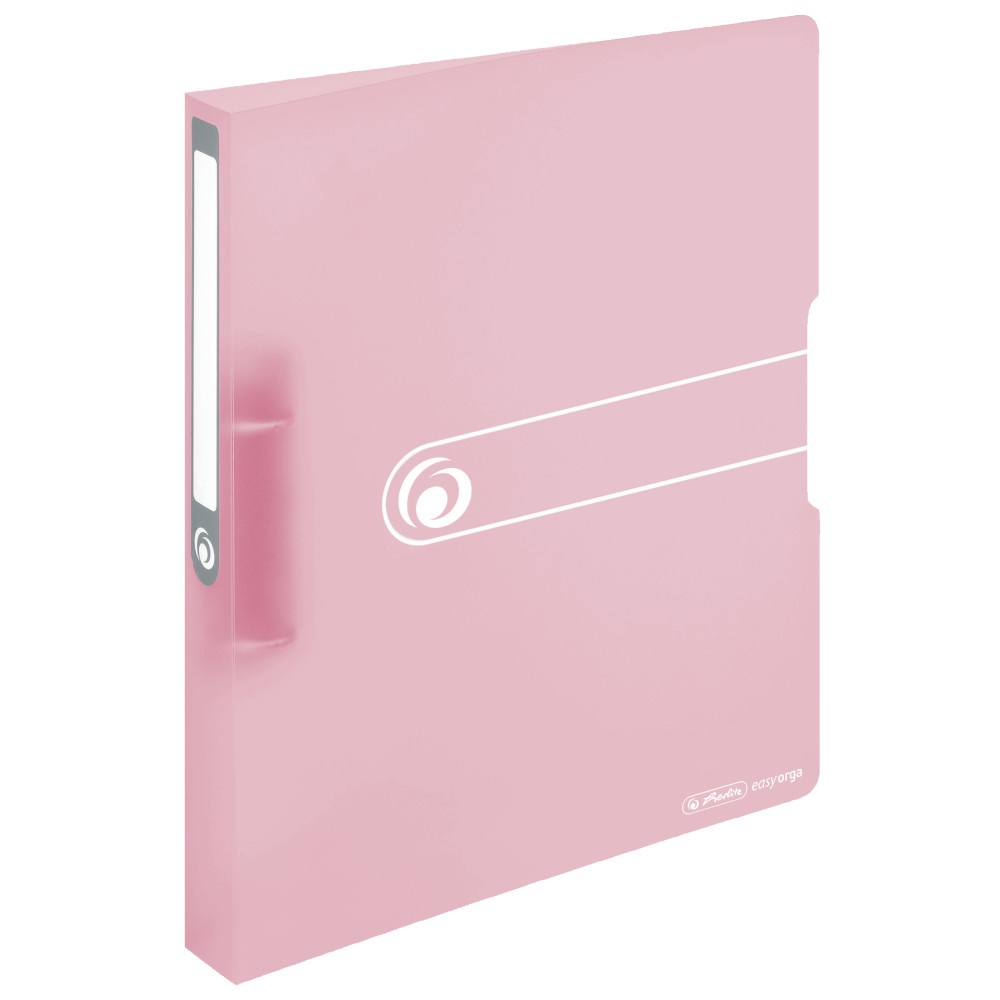 Ringbuch A4 rosa transparent