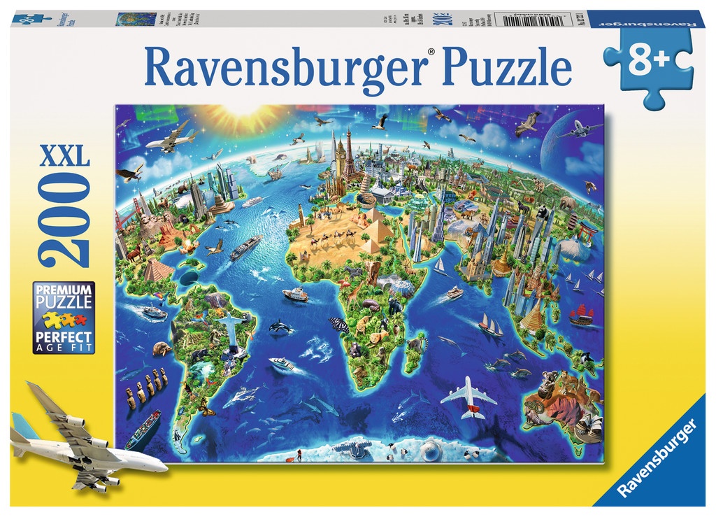 Ravensburger Puzzle Große weite Welt 200 Teile