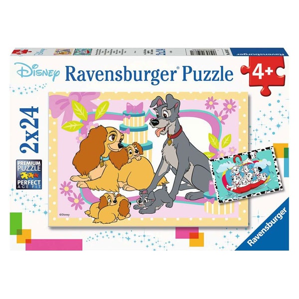 Ravensburger Puzzle Animal Friends, Disneys liebste Welpen