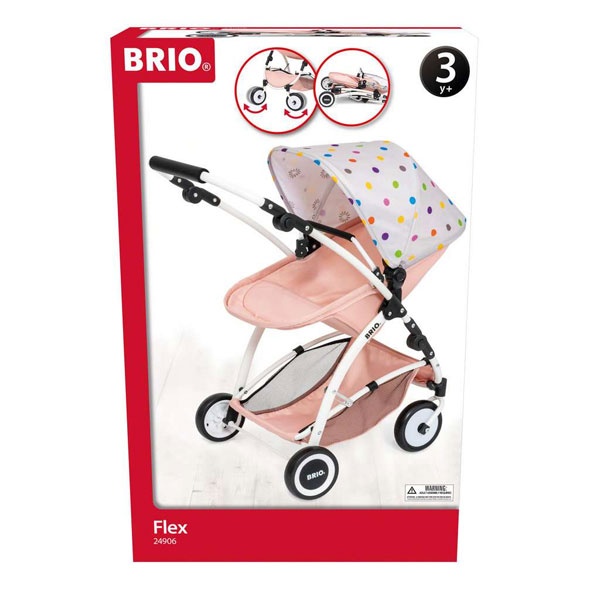 BRIO Puppenwagen Flex mit Multifunktions-Top