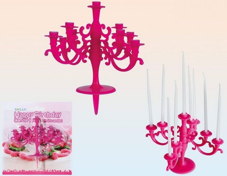 Kerzenständer pink