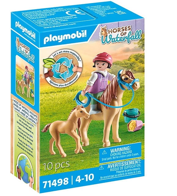 Playmobil 71498 Horses of Waterfall Kind mit Pony und Fohlen