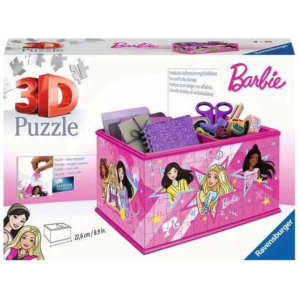 Ravensburger 3D Puzzle Barbie Aufbewahrungsbox 22,6cm