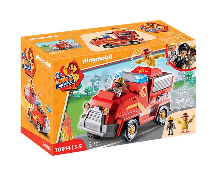 Playmobil 70914 Duck on Call Feuerwehr Einsatzfahrzeug