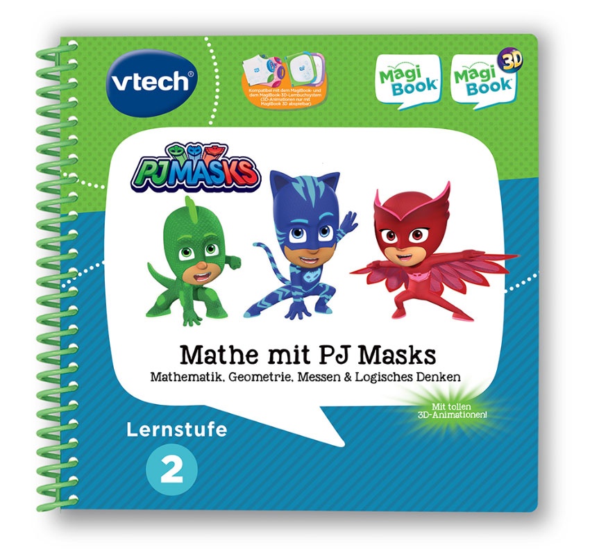 vtech MagiBook Lernstufe 2  Mathe mit PJ Masks