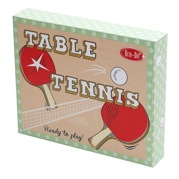 Retr-Oh Mini Table Tennis Game