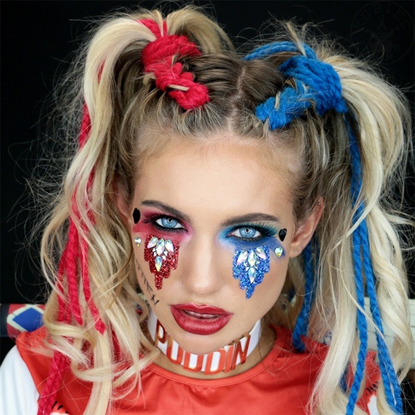 Kostüm-Zubehör The Gypsy Shrine Harley Quinn Face Jewel