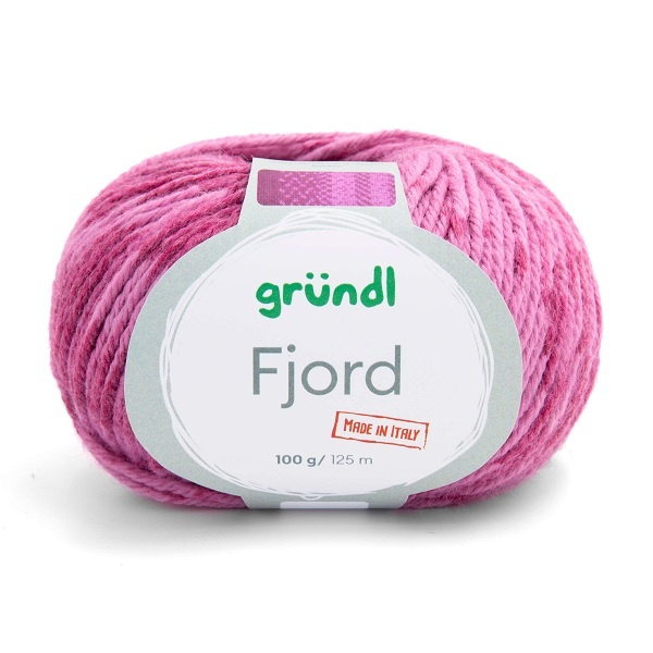 Gründl Wolle Fjord 100 g rosa cyclam