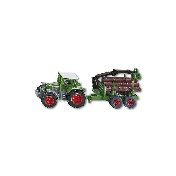 Siku 1645 Traktor mit Forstanhänger