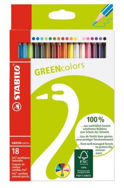 Stabilo GREENcolors 18 Stück