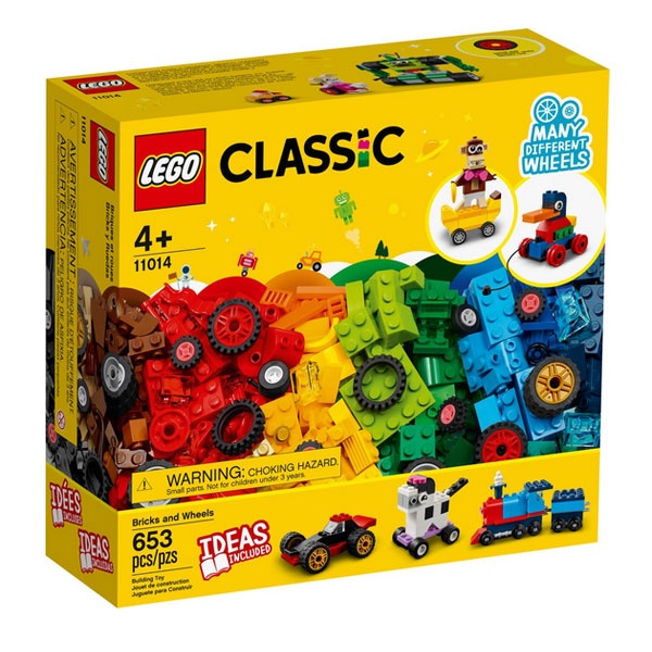 Lego Classic 11014 Steinebox mit Rädern