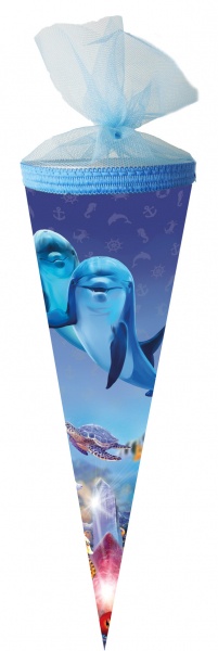 Schultüte Delfinwelten 50 cm
