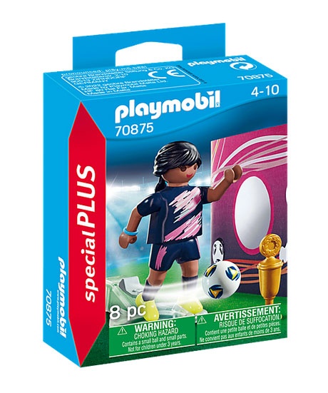 Playmobil 70875 specialPlus Fußballerin mit Torward