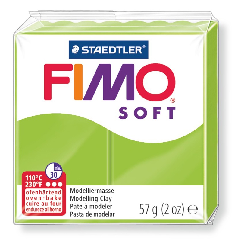 Staedtler Modelliermasse Fimo soft apfelgruen 57 g